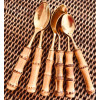 1 Colher Café Dourado com Bamboo Natural